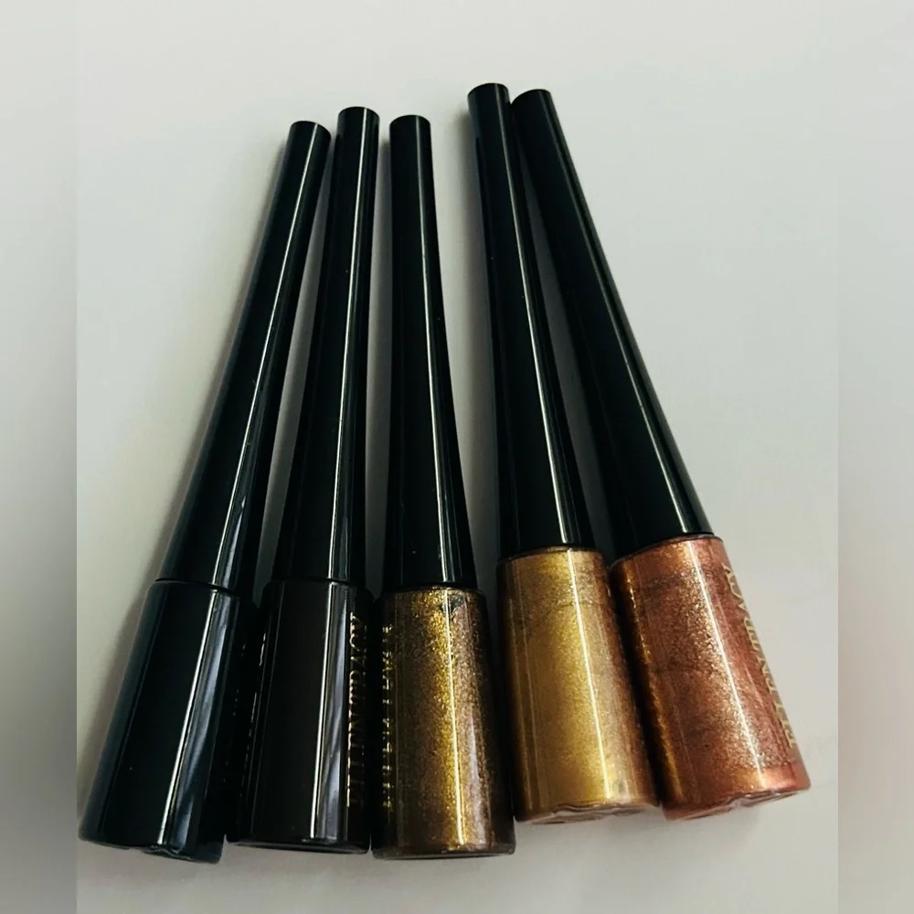 New 5 Ellen Tracy Liquid Eyeliner Pro Ultra Bold Color 0.18 FL OZ each Vegan